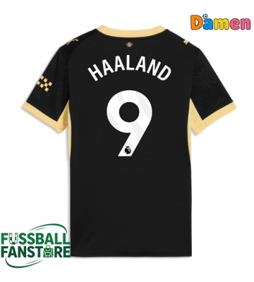 Manchester City Erling Haaland #9 Replik Auswärtstrikot Damen 2026-27 Kurzarm